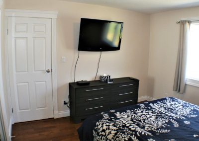 Guest Bedroom with Queen Bed & TV