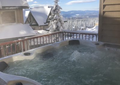 7 Person private Hot Tub with a view